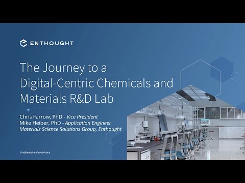 The Journey to Digital centric Chemicals and Materials Laboratories
