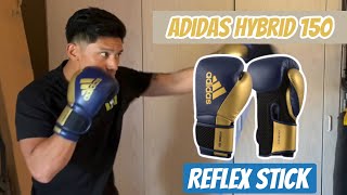 BOXING MITT WORK & REFLEX TRAINING- Adidas Hybrid 150 Boxing Gloves