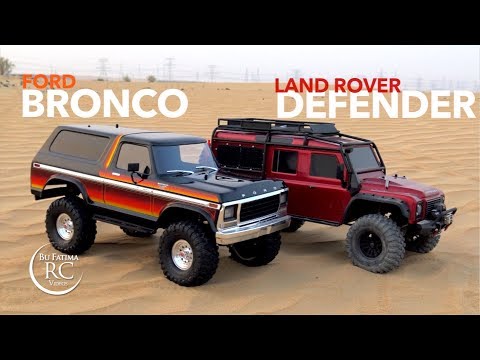 Traxxas TRX4 | BRONCO & DEFENDER | Desert Action