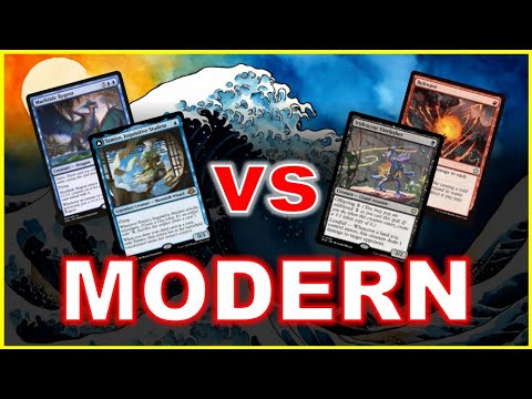 Iridescent Vinelasher is Broken? Magic: the Gathering Modern | Dimir UB Control vs Rakdos Burn