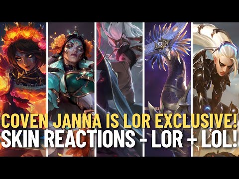 Reacting to Coven Janna, La Ilusión Skinline + MORE SKIN!