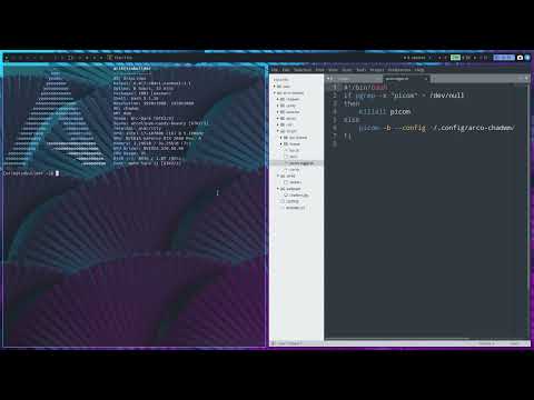 ArcoLinux : 3092 Chadwm - overview of all the files and folders