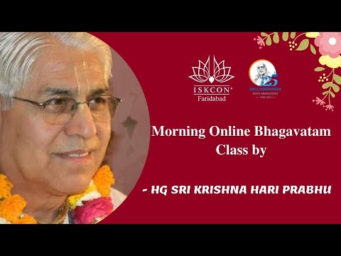 SB-4.4.8 || HG Sri Krishna Hari Prabhu || ISKCON Faridabad