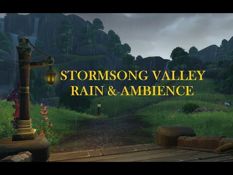Stormsong Valley Rain & Ambience – WoW ASMR | Sleep, Study & Focus