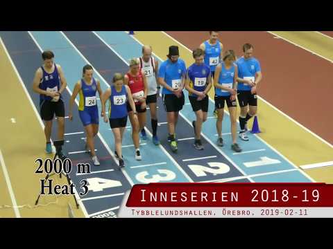 Inneserien 2018-19 - 2000 m Heat 3