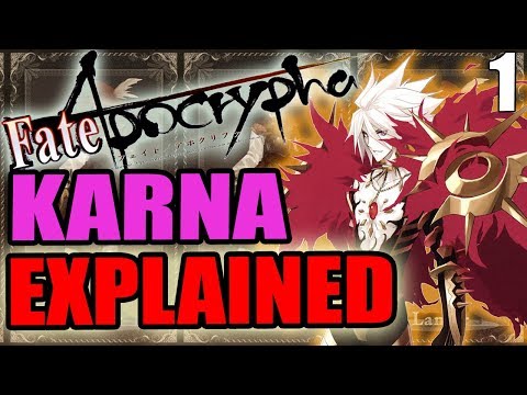 Karna / Lancer of Red Explained - Fate Apocrypha | PAST & LORE - Part 1
