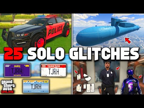25 Solo Glitches In GTA 5 Online!