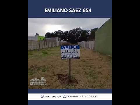 TERRENO EN EMILIANO SAEZ 654 - TRENQUE LAUQUEN