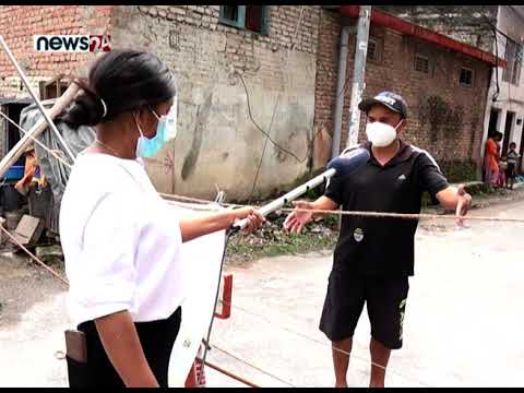 काठमाडौंको जोखिमयुक्त क्षेत्रमा धमाधम सिल गर्न थालियो - NEWS24 TV