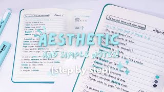 HOW I TAKE LANGUAGES NOTES | Aesthetic, organized and efficient note taking in 2021