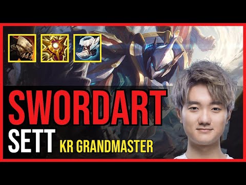 SwordArt - SETT vs. MAOKAI Support | KR Grandmaster