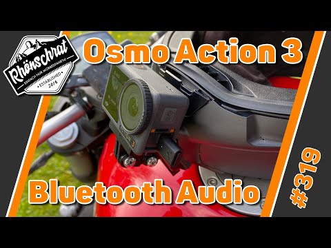 DJI Osmo Action 3 MotoVlog Setup - Audio per Bluetooth mit Sena, Cardo und Co. | 3/4 | #319