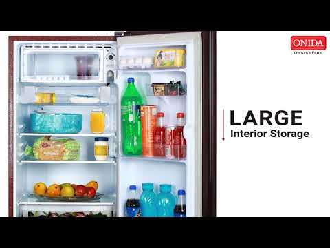 ONIDA 190 L Direct Cool Single Door 3 Star Refrigerator with Glass