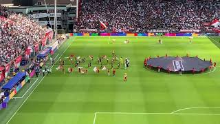 Utrecht FC v Excelsior @ Stadion Galgenwaard, Eridivisie, Teams Out, Sunday 24 August 2025