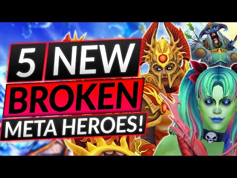 5 NEW BROKEN HEROES TAKING OVER THE 7.32 META - FREE MMR PICKS - Dota 2 Guide