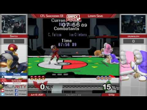 CFL Smackdown 131 Melee - Gahtzu (Falcon) vs Drunksloth (ICs) - Losers Semis