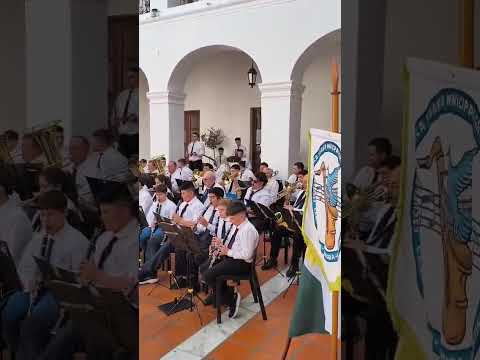 Banda General Manuel Belgrano Camilo Aldao cba Tocando La virgen d la macarena en el cabildo cordoba