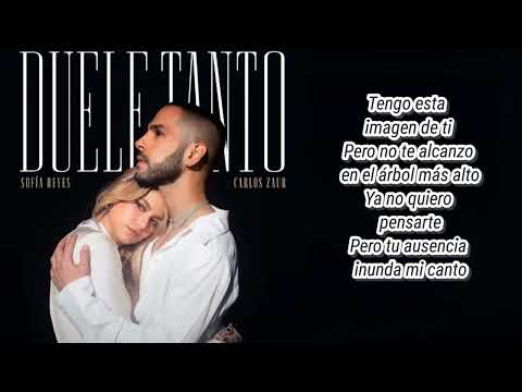 Carlos Zaur, Sofía Reyes - Duele Tanto (Official Letra / Lyric)