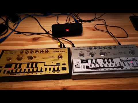 With a pixie cpu the TB-303 is fully reincarnated in the RE-303