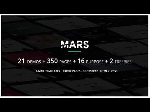 Mars | Multipurpose Parallax Responsive Coming Soon and Under Construction Template | Themeforest