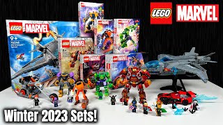 Mehr los als bei Star Wars: Alle LEGO Marvel Avengers 2023 Sets Review! | Quinjet, Hulkbuster,...