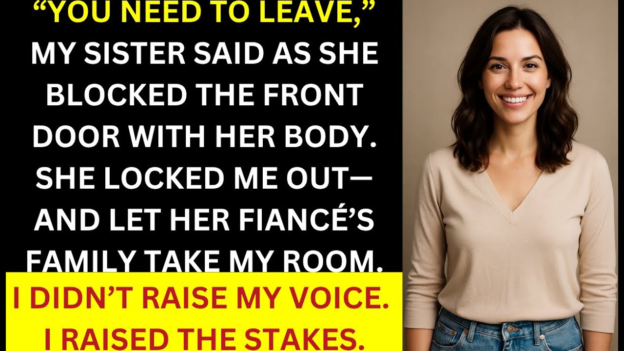 My Sister Kicked Me Out and Moved Her Fiancé's Family in — The next day, I...