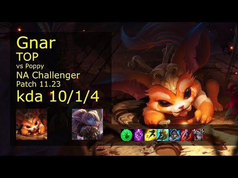 Rank 4 NA Gnar: Top vs Poppy