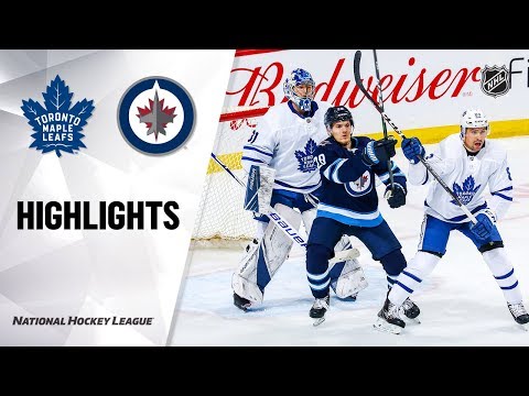 NHL Highlights | Maple Leafs @ Jets 1/2/20