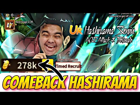 COMEBACK HASHIRAMA GACHA🔥, AKHIRNYA HASHIRAMA B11 🔥 - Ninja War