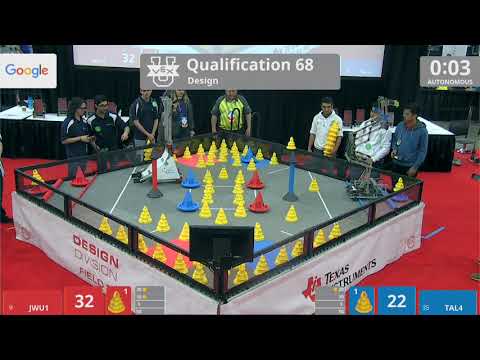 2018 VEXU Design Q68 - JWU1 vs TAL4 - 54 to 55