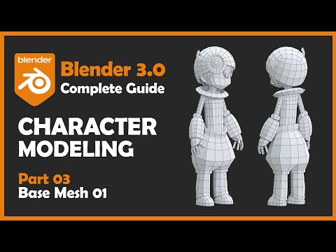 01 Blender 3 0 Character Modeling Tutorial Beginner Friendly 2022