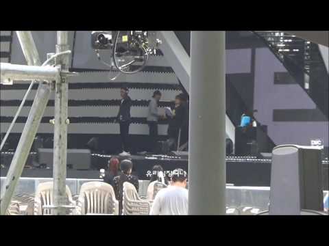 161008 DMC Festival Korean Music Wave  EXO 드라이 리허설 카이는 이동중