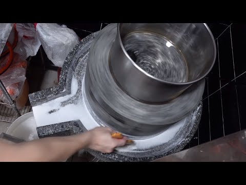 香港美食石磨腸粉  ( 潮式皺皮腸粉 ) 足本製作實錄 Hong Kong Food Stone-milled Rice Noodle Rolls