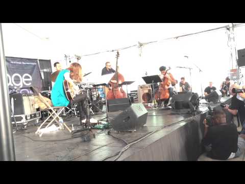 Tomeka Reid Quartet at Chicago Jazz Festival, August 31, 2014 - Wabash Blues (1/3)