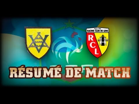 Les buts de Nesle - Lens en Coupe de France