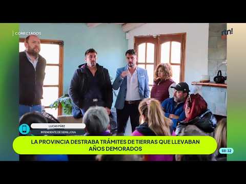 #conectadosrtn Senillosa avanza en la regularización de tierras para 125 familias