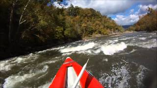 preview picture of video 'French Broad Kayaking October 2014 With Blue Heron Whitewater'