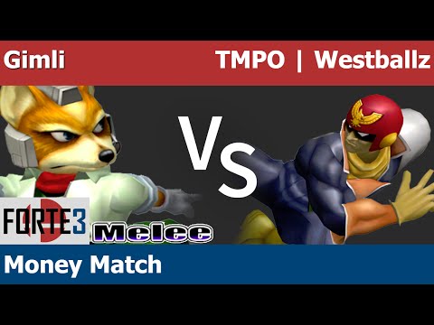 Forte 3 Melee - Gimli (Fox) vs TMPO | Westballz (C Falcon) - Money Match