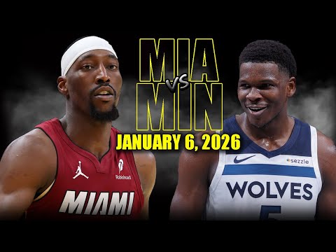Miami Heat vs Minnesota Timberwolves Full Game Highlights – January 6, 2026 | NBA Season