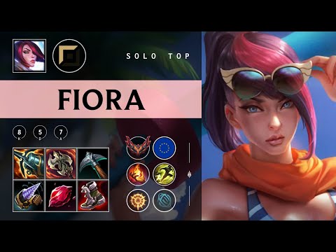 Fiora Top vs Kayle - EUW Grandmaster Patch 25.24