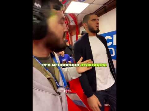 Ислам Махачев на турнире RAF  #ufc #mma