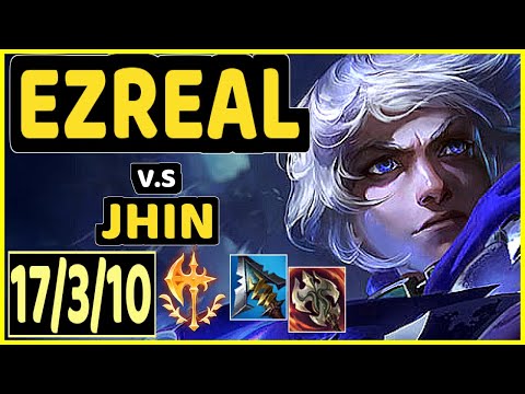 DEFT (EZREAL) vs JHIN - 17/3/10 KDA BOTTOM ADC CHALLENGER GAMEPLAY - KR