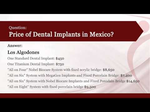 Cost of Dental Implants in Mexico