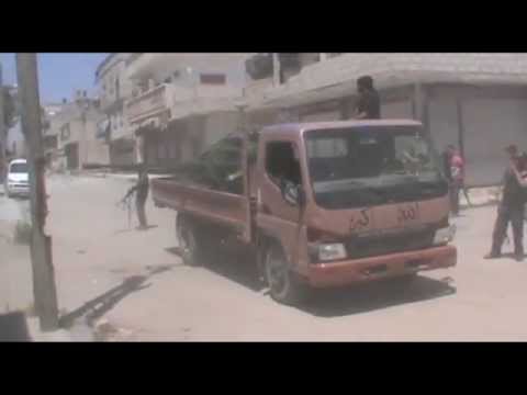 استهداف قوات النظام المتمركزة في المشفى الوطني في محافظة درعا بمضاد الطيران