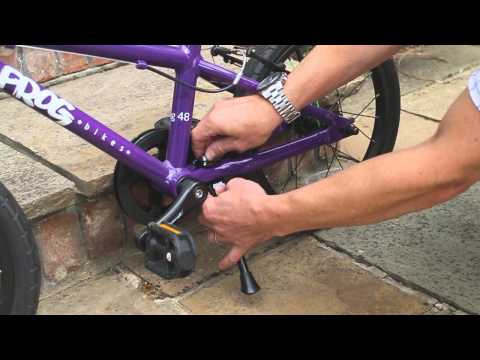 How To Attach A Frog Kick Stand to a kid's bike