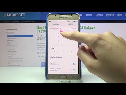 Cómo poner una alarma en Samsung Galaxy J7 2016 - activar despertador