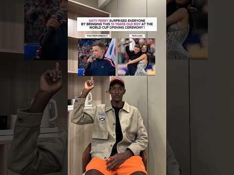 THIS 10 YEAR OLD SURPRISED EVERYONE AT THE WORLD CUP! KATY PERRY x TIUS LUKA \WONDER\ #ahorts #viral