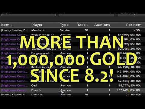 How I Made Over 1 MILLION GOLD Since 8.2!