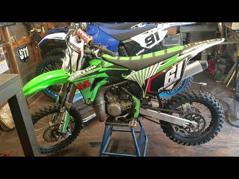 1:11 KX85 KX100 KX112 Top End Rebuild Job. New Piston Install. 2001- 2025 Kawasaki