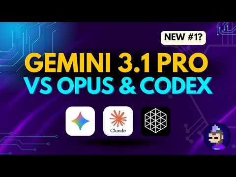 Gemini 3.1 Pro vs Opus 4.6 vs GPT-5.3 Codex — New #1 on Coding Benchmarks?